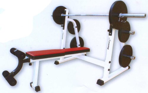 阿美神 AMA 332 下斜推椅 专业卧推架:亚马逊