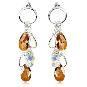 新低 施华洛世奇 水晶 STRASS天使之泪耳环2