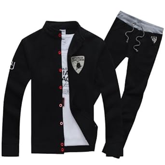 魔光 秋装一套整套长袖长裤<em>开衫立领休闲</em>卫衣