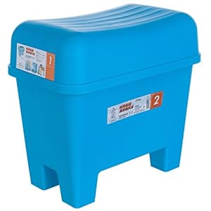 Citylong 禧天龙环保塑料储物凳蓝色2018 【Ci