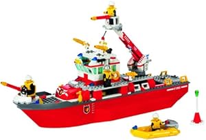 LEGO 乐高 城市组 消防船7207-玩具-亚马逊中