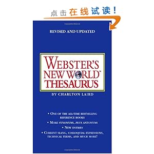 Webster's New World Thesaurus: Third Edition