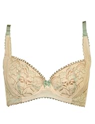 儿 清仓秋季蕾丝内衣 聚拢田园花朵刺绣<em>文胸</em> 浅