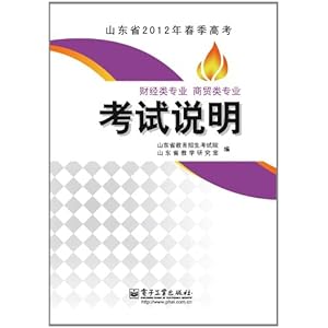 山东省2012年春季高考财经类专业 商贸类专业