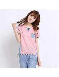 简碧姬 2014<em>夏季</em>新款 韩版<em>少女装</em>刺绣牛仔拼接