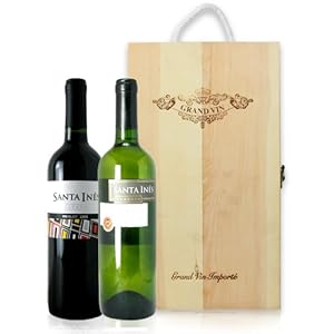 Chile组合特惠 尚美酒智利圣伊纳斯珍藏梅洛干