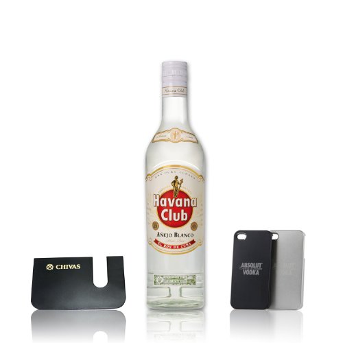 Havana哈瓦纳俱乐部白朗姆酒37.5度750ml组合