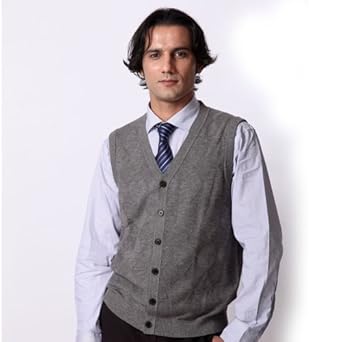 恩旺 秋季款 时尚百搭 菱形格纹纯羊<em>男士开衫毛</em>