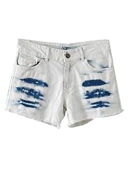 人间丰衣 夏<em>短裤</em>渐变磨破<em>流苏边牛仔短裤</em>怎么