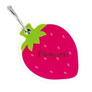 MIDORI 单词卡片(草莓) Flash Card Strawberry