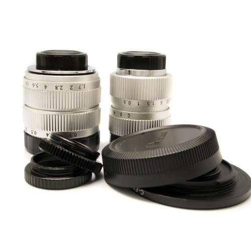 嘉蕊 微单专用银白色升级版C-Mount CCTV 35