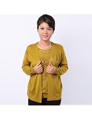 夕茹 <em>中年</em>女<em>春秋女装</em>中老年妈妈装秋装假两件