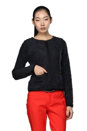 <em>Etam</em> <em>艾格</em> 女式 早春假日/圆领圈圈绒针织<em>开衫</em>