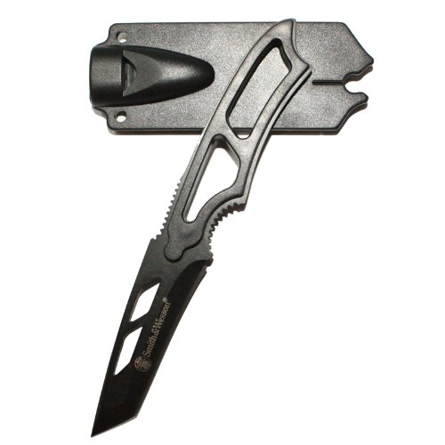 TH强氏 户外折叠刀 史密斯SW990TA(哨兵刀 黑