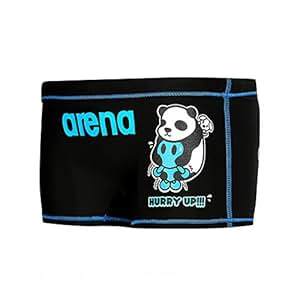 Arena 阿瑞娜 男童游泳裤 男孩四角<em>短裤</em> 熊猫印