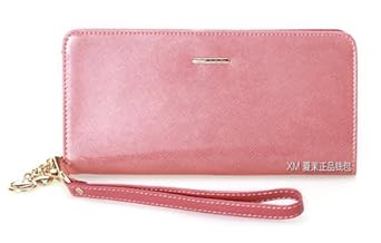 金利来 新款女士手拿包\/带手腕带双拉链化妆包