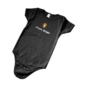 Future Reader Black AA Onesie: 3-6 Months\/P