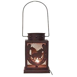 ome Horse and Horseshoe Square Lantern-家居