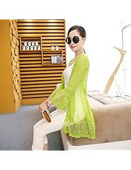 欧伊娜 14韩版夏季新款薄<em>款开衫披肩</em> 防晒衣空