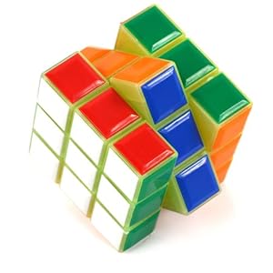 永骏 三阶魔方 荧光贴片夜光魔方3阶 顺滑好拧