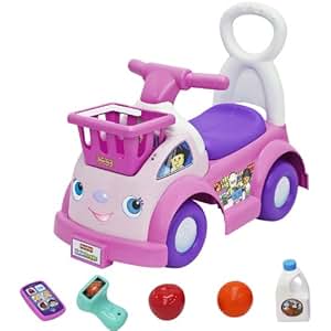 费雪童车助步车 学步车 发声购物踏行车 女孩款