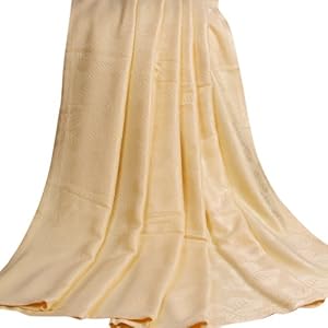 博洋DAPAO超柔盖毯系列-竹纤维人字毯米白色