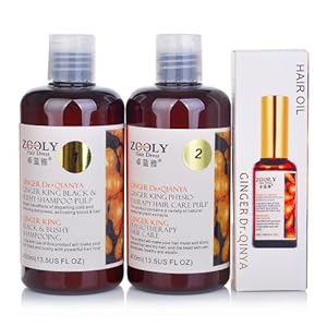 zooly 卓蓝雅 生姜洗护护理三件套 乌黑浓密洗发