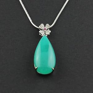 REDFOREST 丹森珠宝 顶级台湾蓝宝18k白金