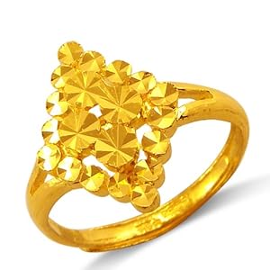 六福典雅珠宝 千足金戒指 (4.64g)在亚马逊的价