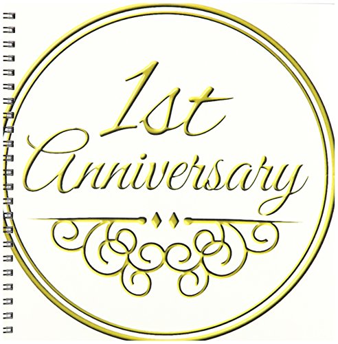 3drose db_154443_1 1st anniversary gift gold text for