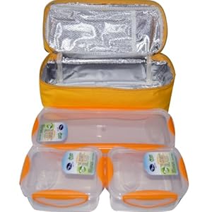 国际品质认证,迈扣Maikou-clip优质PP长方形便当盒(三件套1.7L), 耐温-20-120度,四环硅胶锁扣500万次不断,硅胶密封圈保证了完美的密封性
