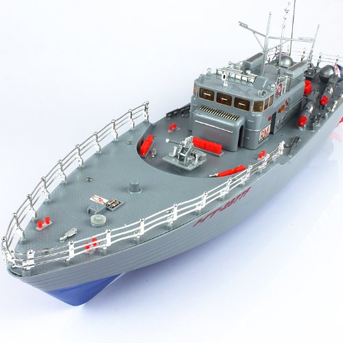 恒泰 儿童遥控船模型 驱逐舰 遥控军舰 遥控轮船 玩具船 遥控船 ht2877 单只装:亚马逊:玩具