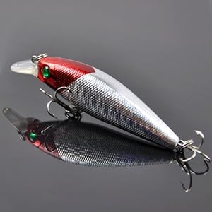 渔掌门 渔掌门特价红头绿眼米诺假饵路亚饵 8