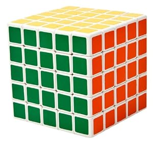 圣手 五阶白色弹簧魔方 比赛专用: 亚马逊中国: