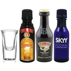 B52轰炸机鸡尾酒 套餐 深蓝伏特加+百利甜酒+