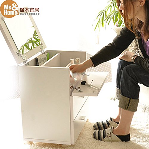 择木宜居 现代简约梳妆台多功能储物化妆台 移