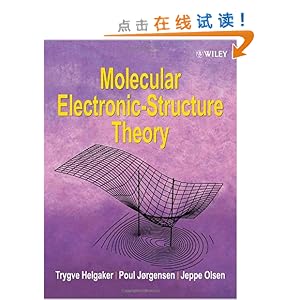 Molecular Electronic-Structure Theory