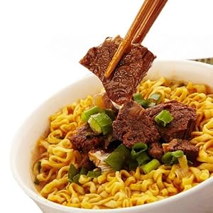 佳尔 台湾进口方便面 统一满汉大餐珍味牛肉面187g*3盒-佳尔-报价 价格 图片