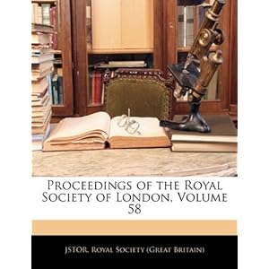 he Royal Society of London, Volume 58\/Jstor-图