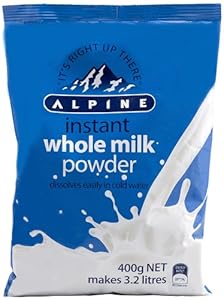 Alpine高畔全脂奶粉400g (新西兰进口): 亚马逊