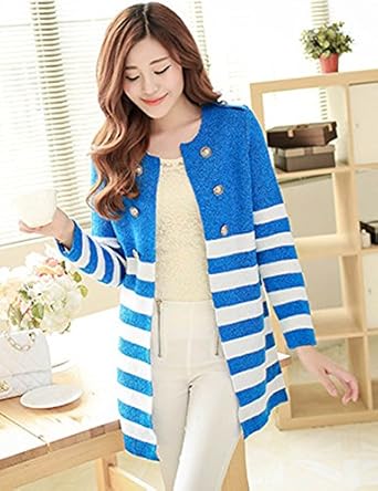 NVNA 女娜 冬装时尚<em>搭配</em> 2014韩版条纹 气质 