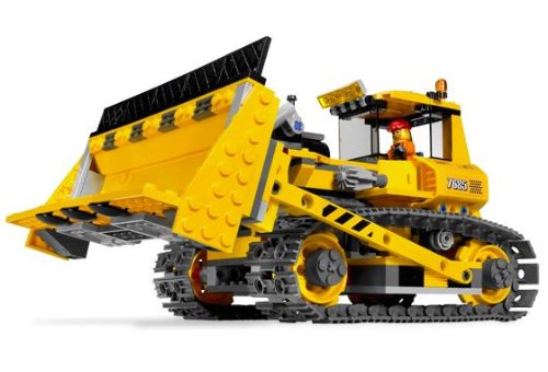 LEGO 乐高 城市组 推土机7685:亚马逊:玩具
