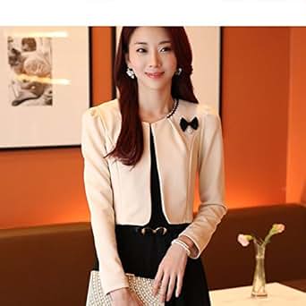 JK2.YY 韩版小香风短外套女长袖<em>开衫</em>百搭披肩