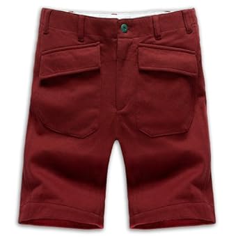 Topot男装新款<em>短裤</em> 时尚直筒中裤 休闲针织 运