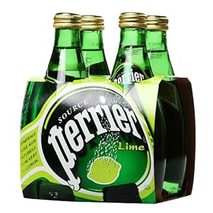 Perrier 巴黎 含气天然矿泉水(青柠味)330ml*24