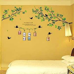 薇美嘉一代墙贴 唱歌的鸟 墙贴包邮<em>特价照片墙</em>