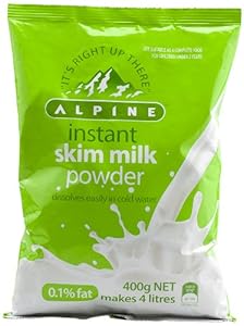 Alpine高畔减脂奶粉400g (新西兰进口): 亚马逊