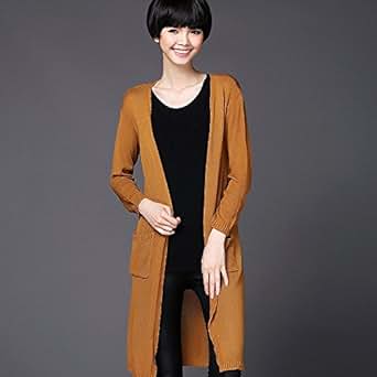 曲韩 2015<em>宽松</em>针织<em>开衫女长款大码</em>女装长袖披