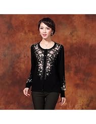 御之绣 新品2013 <em>秋冬</em>保暖<em>羊毛开衫</em>扣子短外套