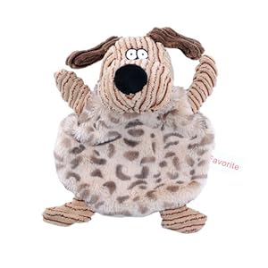 NAVARCH 耐威克 扁体动物发声玩具 米白斑点